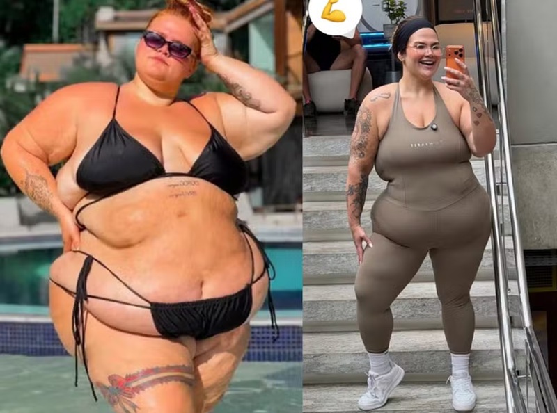Após bariátrica, Thais Carla se emociona com resultados de exames e mudança física