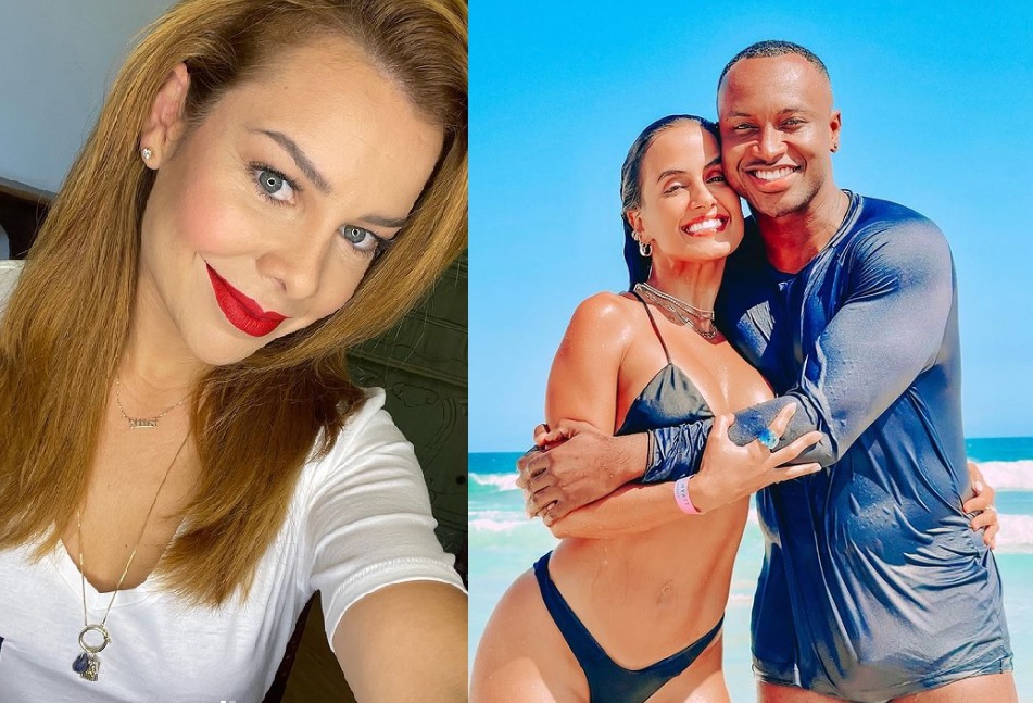 Fernanda Souza parabeniza Thiaguinho por namoro; os dois foram casados por 8 anos
