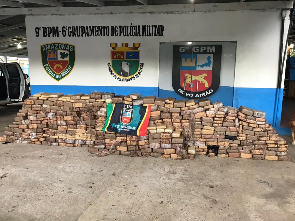 Polícia apreende quase uma tonelada de drogas em município do Amazonas