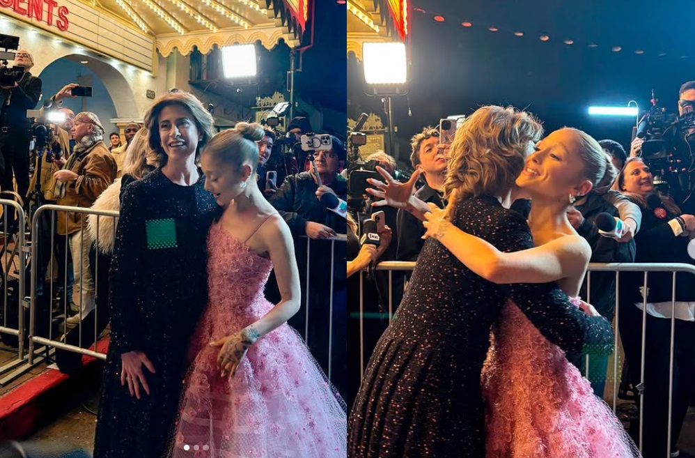 Fernanda Torres agita web ao mostrar encontro com Ariana Grande