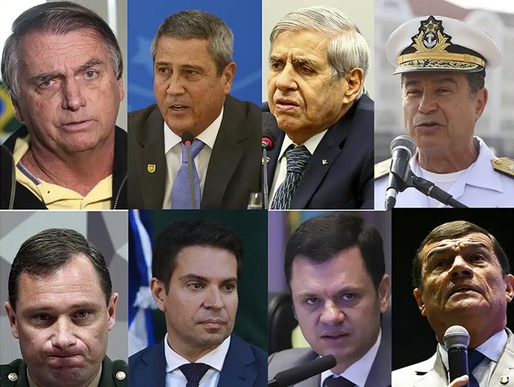 Confira as penas de Bolsonaro e mais 7 condenados pelo STF