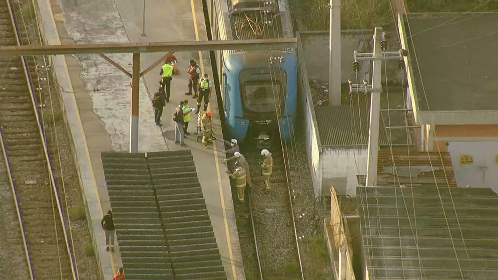 Homem morre ao cair em trilhos de trem no Rio de Janeiro