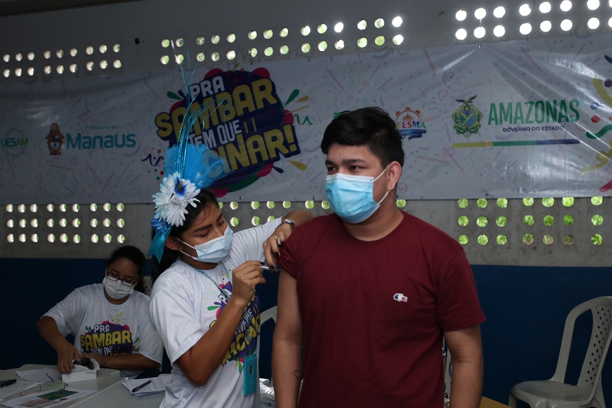 Amazonas já aplicou 6.062.633 doses de vacina contra Covid-19 até esta terça