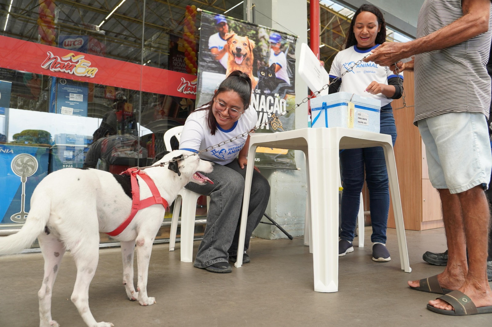 Vacinação antirrábica encerra neste sábado em rede de supermercados em Manaus