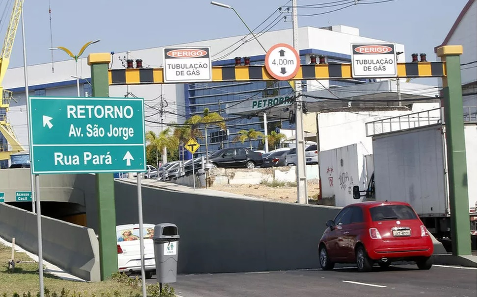 Viaduto do São Jorge é interditado neste sábado em Manaus; trânsito é alterado