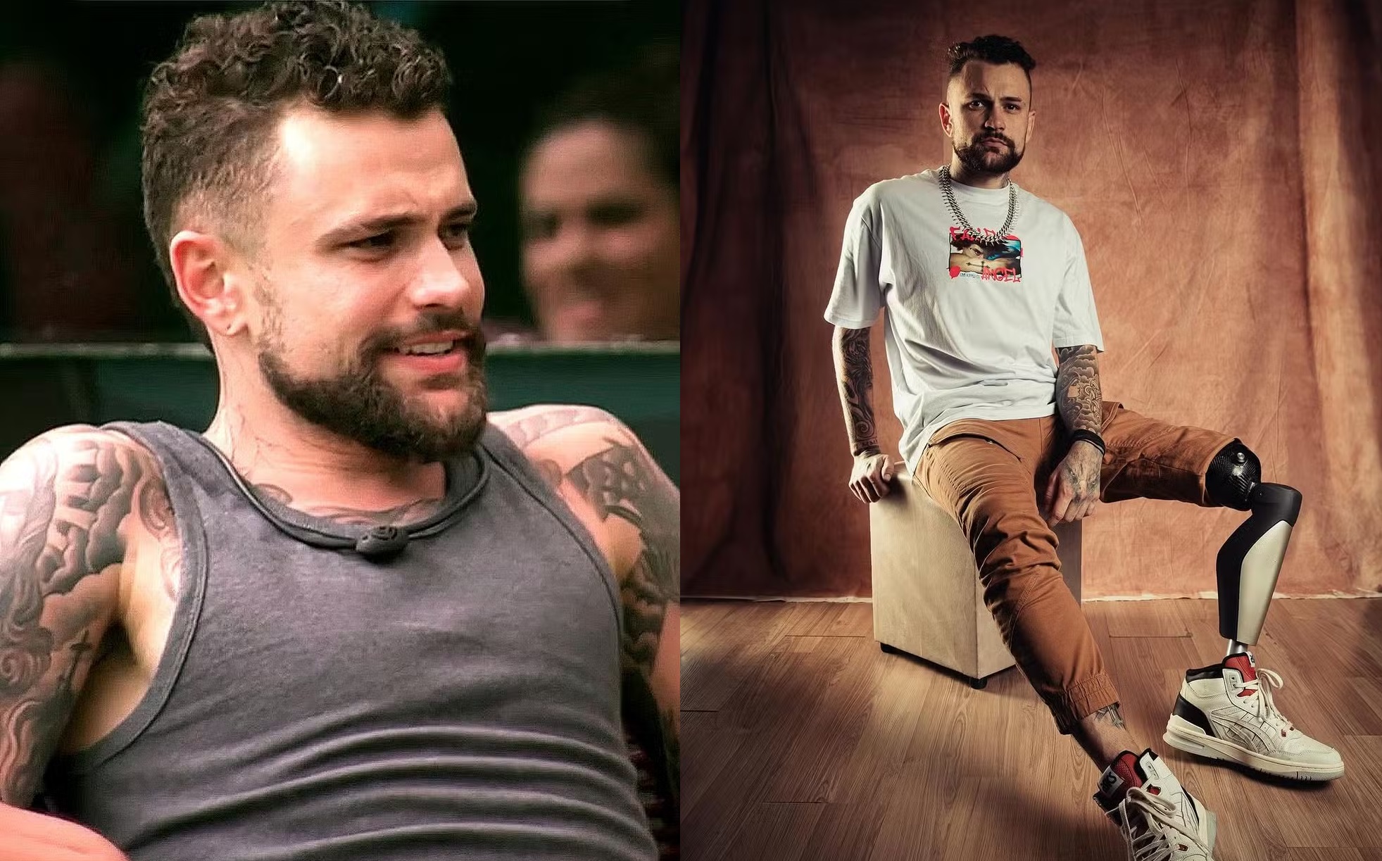 Antes do BBB24, Vinicius Rodrigues relatou como perdeu a perna: 'mete a faca'