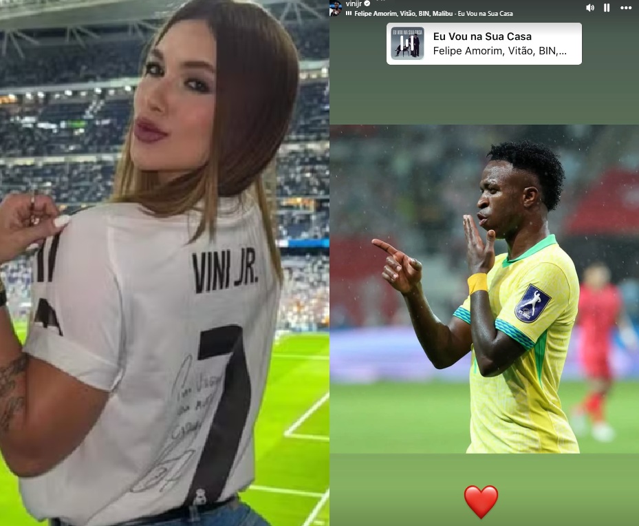 Vini Jr. pede folga do Real Madrid para ver Virgínia em tentativa de reconciliação