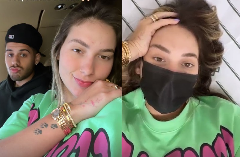Grávida, Virginia passa mal durante viagem com Zé Felipe e é levada a hospital