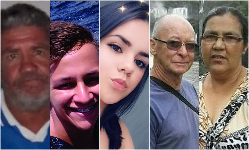 Polícia identifica cinco das vítimas de queda de rocha em Capitólio; Veja