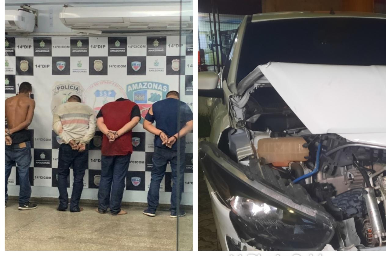 Após arrastões, assaltantes em fuga atropelam populares em Manaus