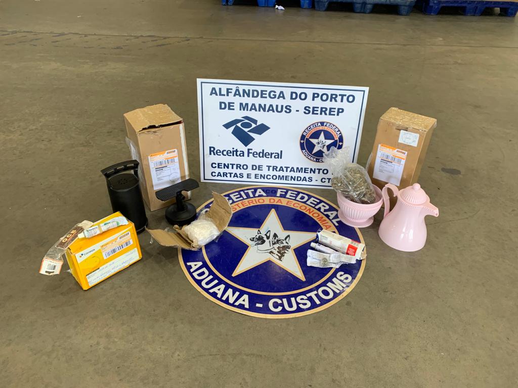 Drogas avaliadas em R$ 120 mil são apreendidas nos Correios em Manaus