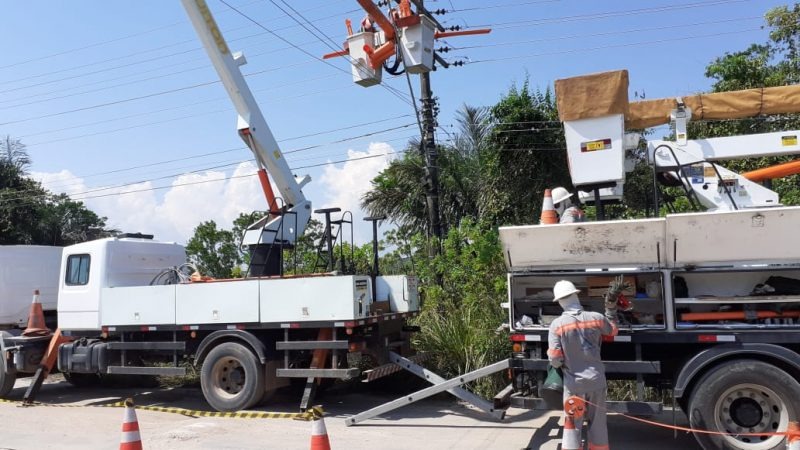 Manutenção programada deixa 7 bairros sem energia neste domingo em Manaus