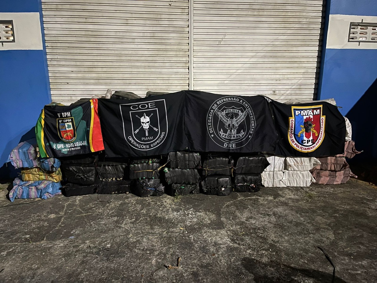 PF apreende 2 toneladas de drogas no Arquipélago de Anavilhanas no Amazonas