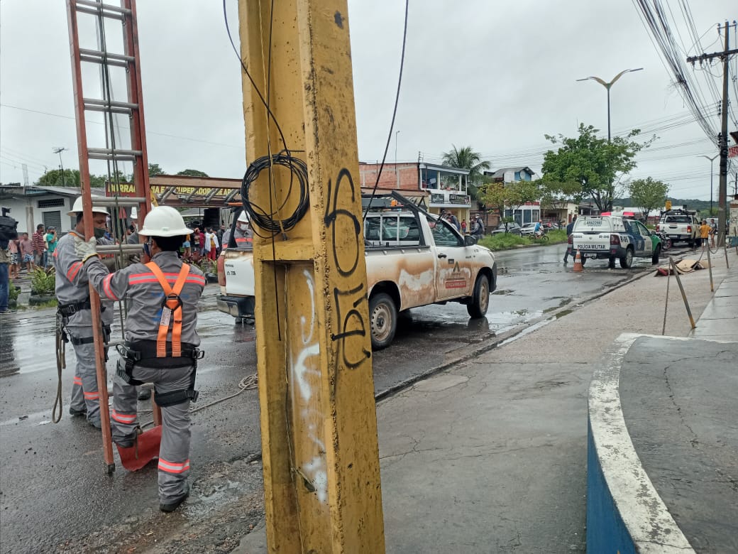 Amazonas Energia se pronuncia após morte de homem eletrocutado