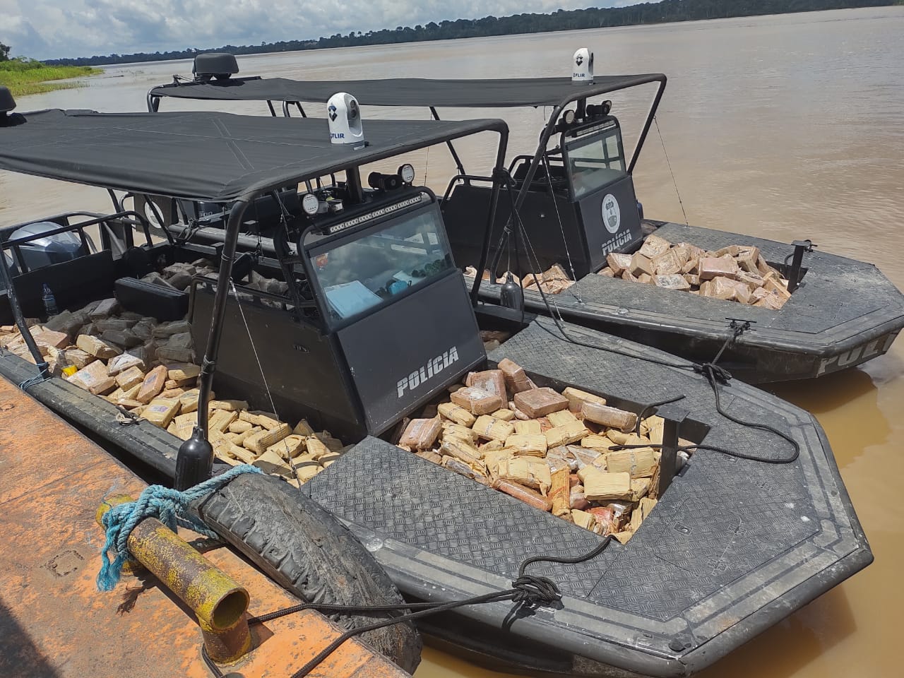 Drogas avaliadas em R$ 50 milhões apreendidas no Amazonas iam para o Pará