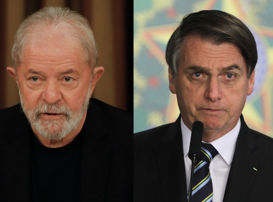Lula venceria Bolsonaro no segundo turno por 52%, diz pesquisa
