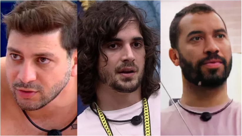 Caio, Fiuk e Gil se enfrentam no paredão do BBB21