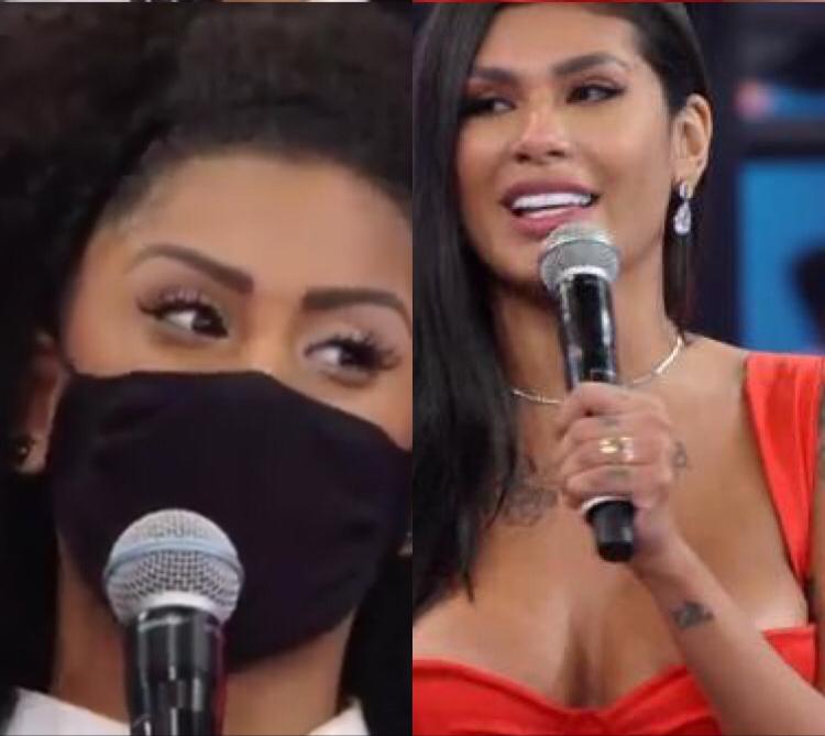 Climão! Bailarina do Faustão alfineta Pocah e funkeira rebate; Veja vídeo 
