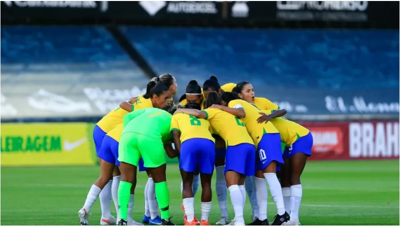Seleção brasileira feminina vence de goleada amistoso contra Rússia