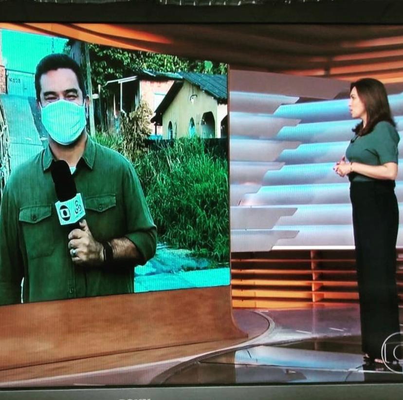 Repórter da Rede Amazônica comemora vacina e revela que teve Covid duas vezes