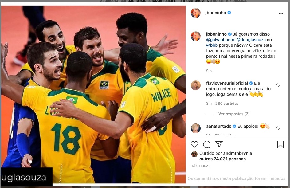 ‘Juliette das Olimpíadas’, Douglas Souza entra no radar de Boninho para o BBB 22