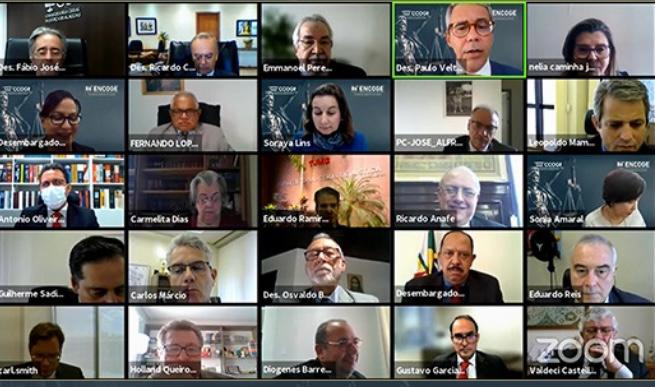 Corregedores advertem que teletrabalho para juizes deve respeitar Lei Orgânica da Magistratura