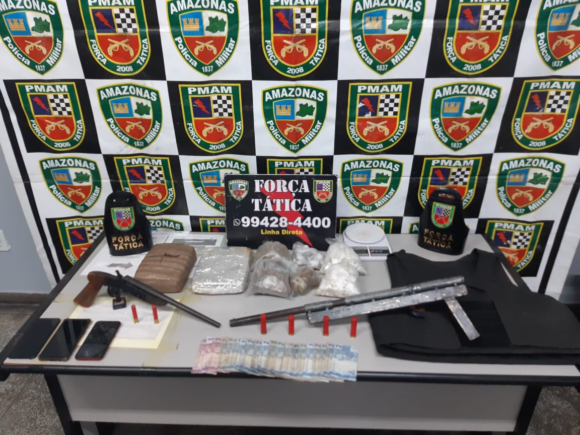 Operação Águia desmantela depósito com 108 Kg de drogas em Manaus