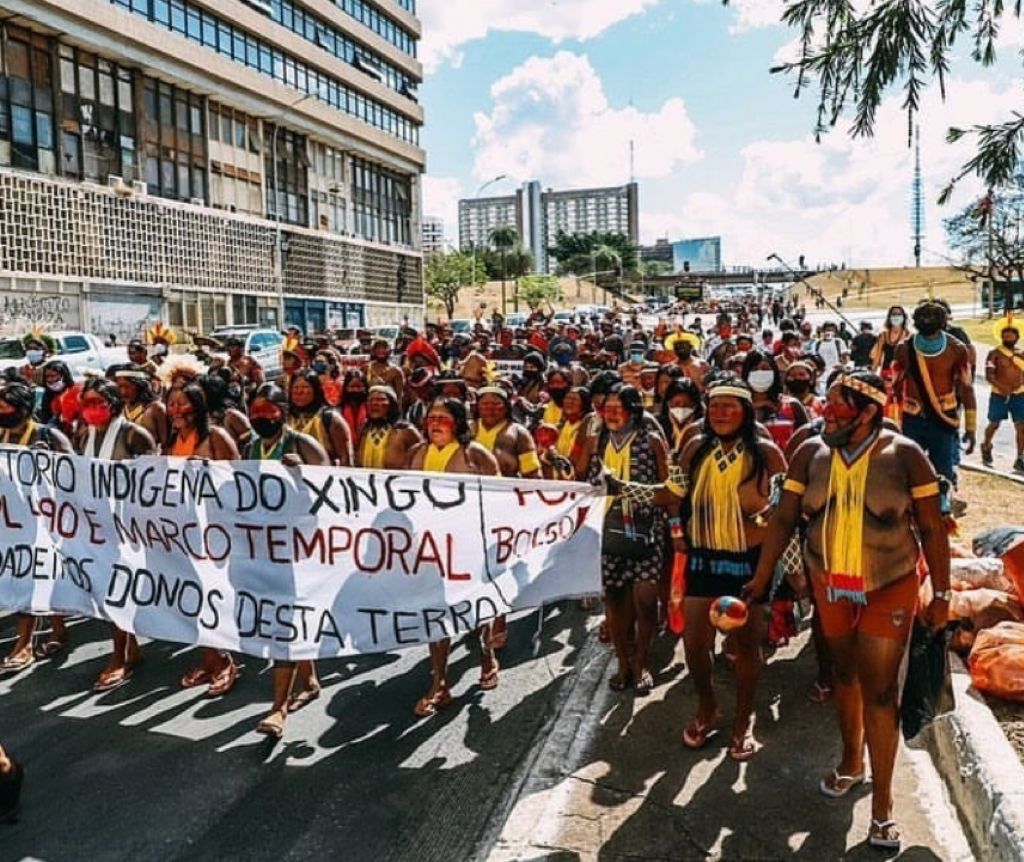 STF retoma julgamento sobre ‘Marco Temporal’ e indígenas fazem nova manifestação