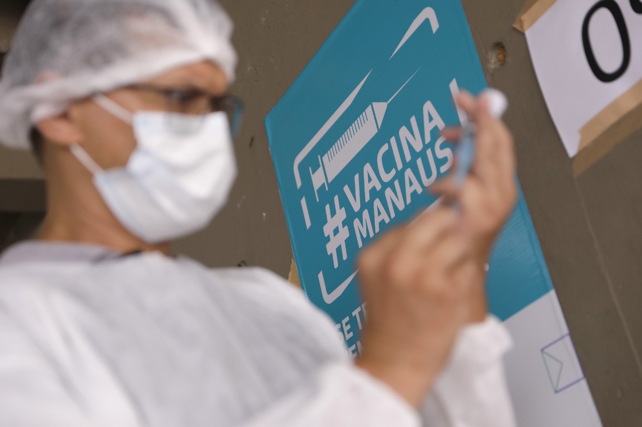 Vacinação contra a covid terá 40 postos de atendimento nesta quarta-feira em Manaus