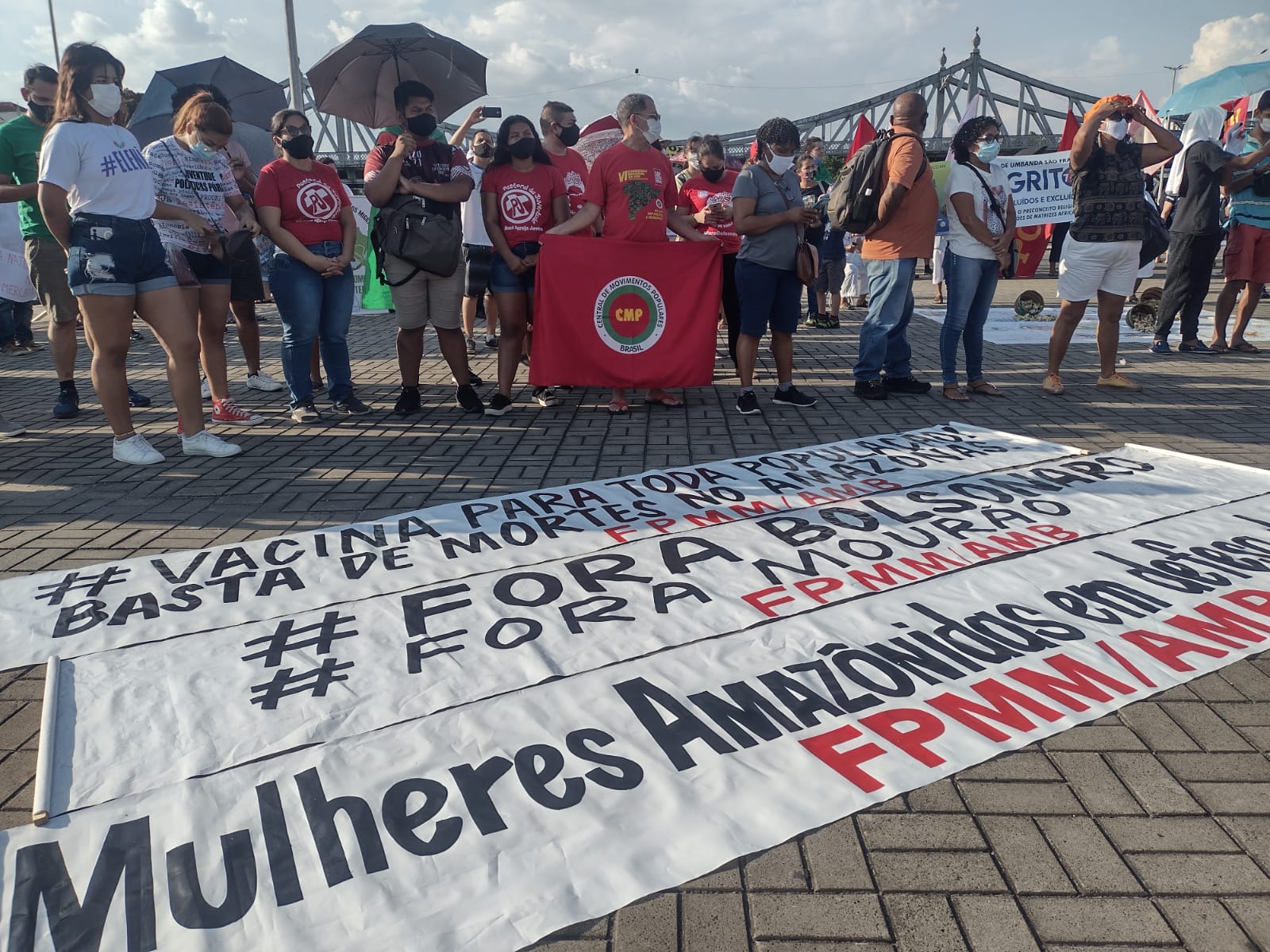 Grito dos Excluídos tem protesto contra governo Bolsonaro em Manaus; confira