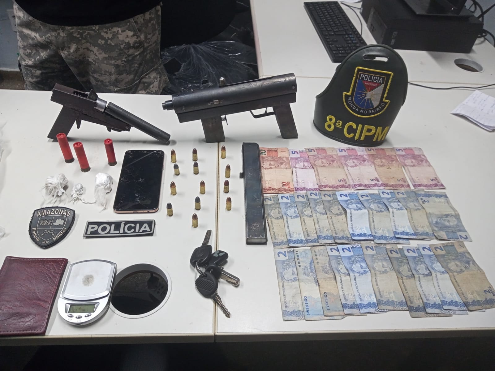 Membros de facção são presos ao ficarem de tocaia para matar rival no Amazonas