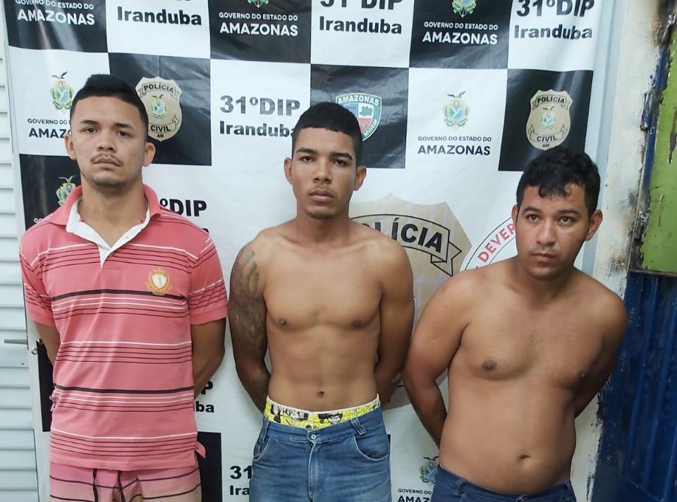 Suspeitos de matar e enterrar jovem em área de mata são presos em Iranduba 