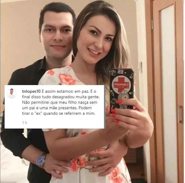 Marido assume volta com Andressa Urach: ‘podem tirar o ex quando se referirem a mim'