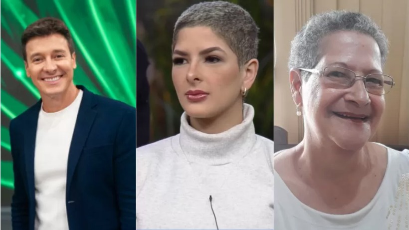 Rodrigo Faro brinca com Lary Bottino e compara peoa com ex-BBB Dona Geralda