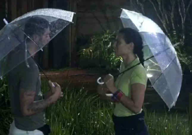 Dayane e Rico fazem as pazes após desentendimento: 'te amo'