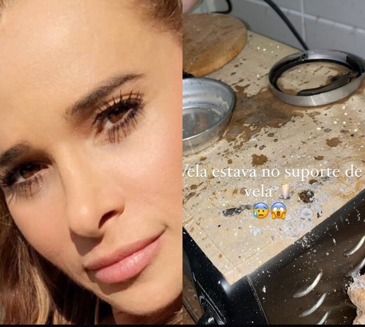Dany Bananinha acende vela para Marília Mendonça e altar pega fogo: 'sem ação'