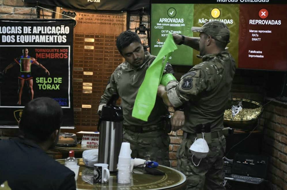 PC-AM realiza capacitação de servidores para atendimentos pré-hospitalares