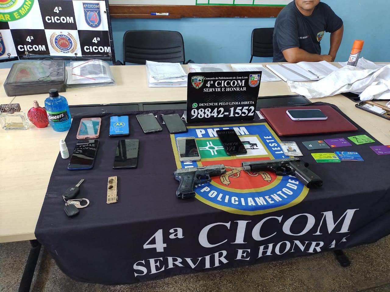 Suspeitos de assaltar estudantes são presos em Manaus 