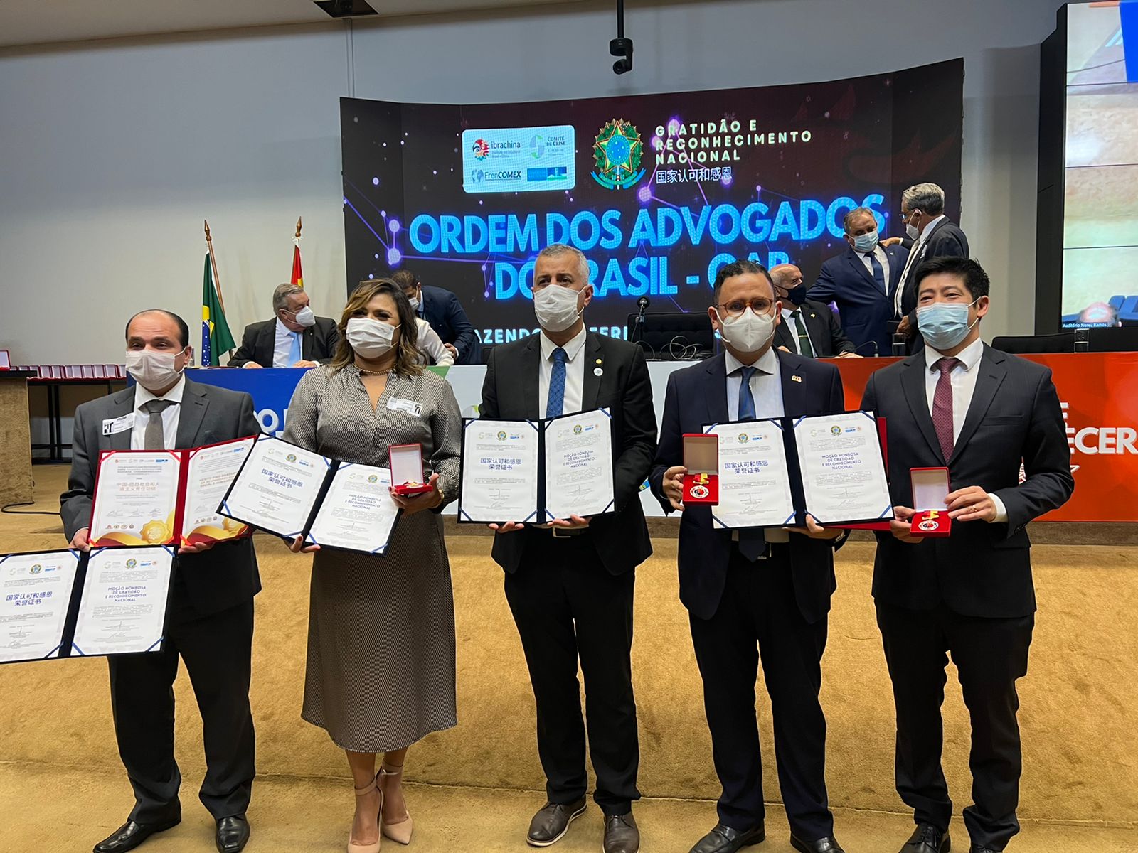 Grace Benayon é homenageada na Câmara Federal por serviços prestados ao país na pandemia