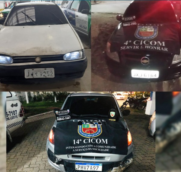 Em menos de 48h, polícia recupera 3 carros roubados em Manaus