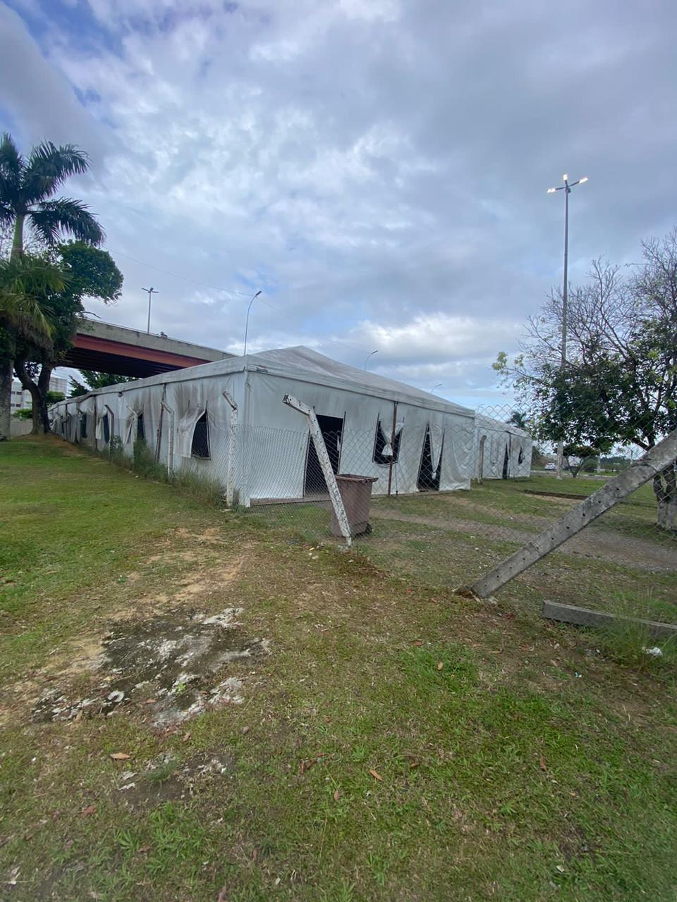 Manaus e as tendas para imigrantes