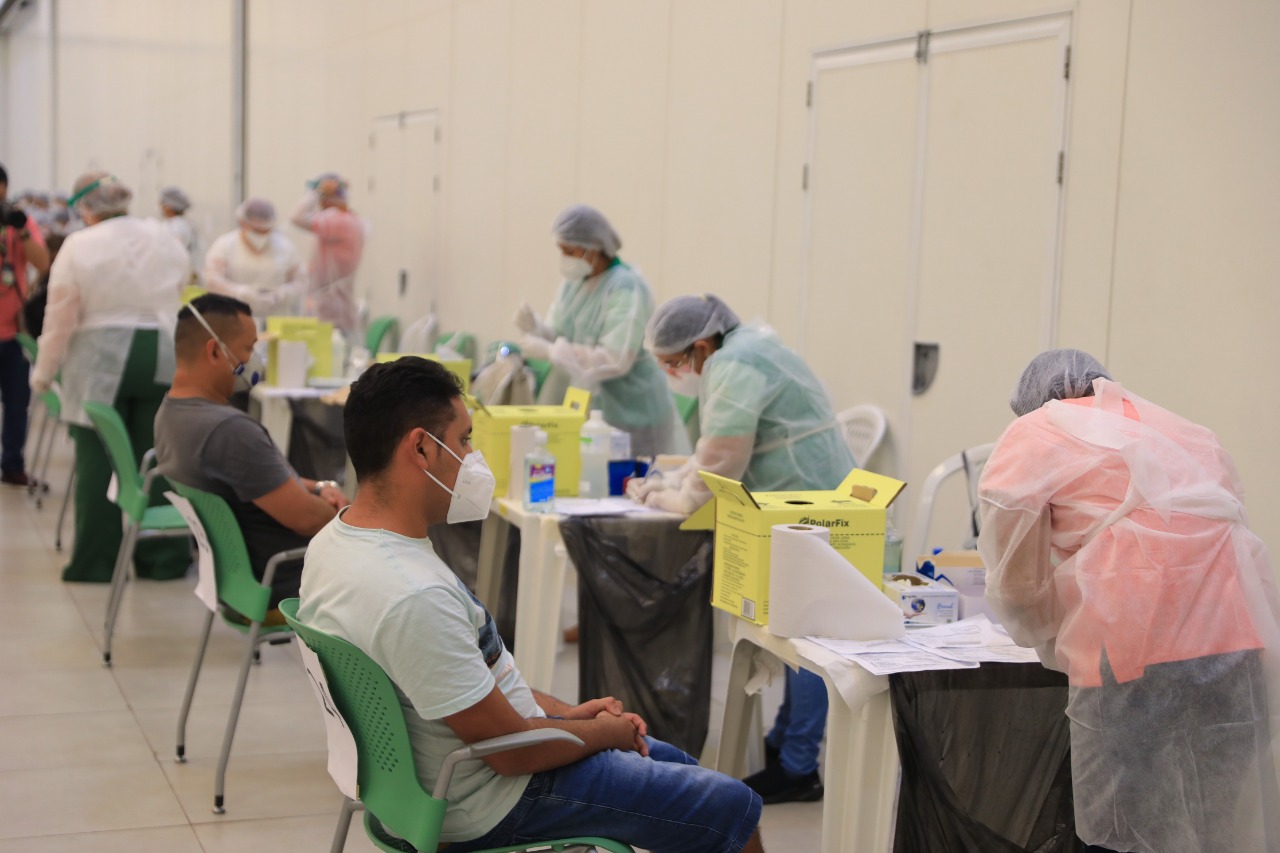 Mais de 10 mil testes da covid são feitos no novo Centro de Testagem em Manaus