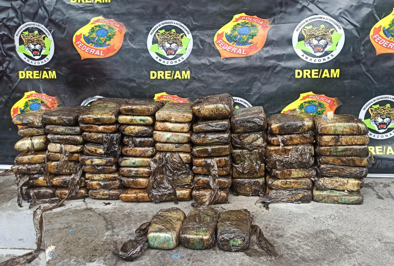 PF prende trio com mais de 80 quilos de drogas em operação no Rio Negro