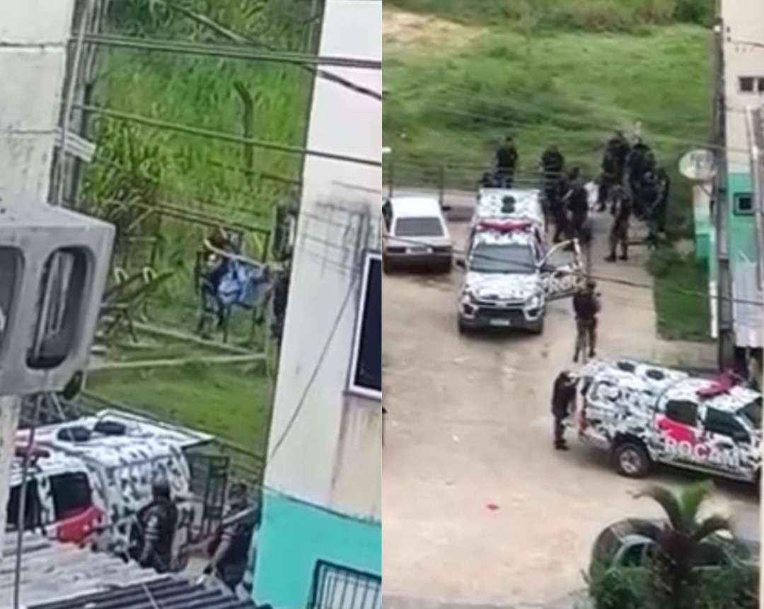 Vídeos mostram suspeitos feridos após troca de tiros com a Rocam em Manaus