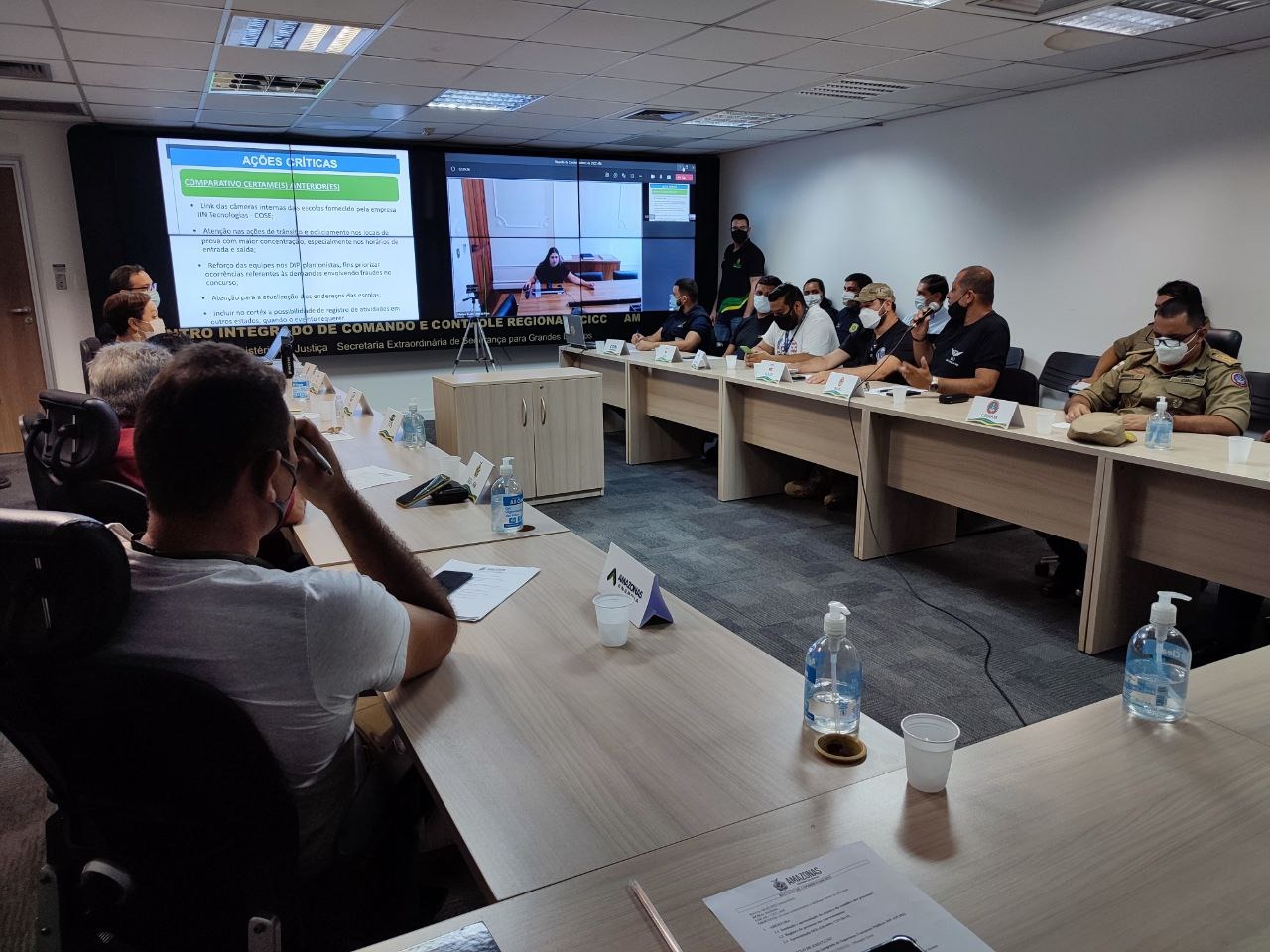 SSP-AM faz reunião de alinhamento para provas do concurso que ocorrem neste domingo