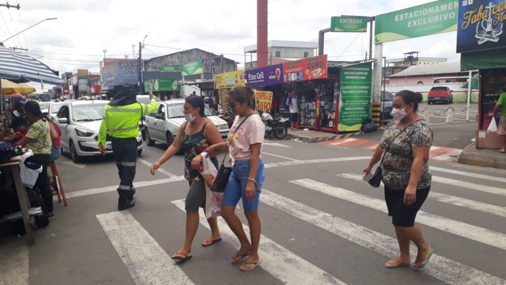 MPAM instaura inquérito para apurar desrespeito às faixas de pedestre em Manaus