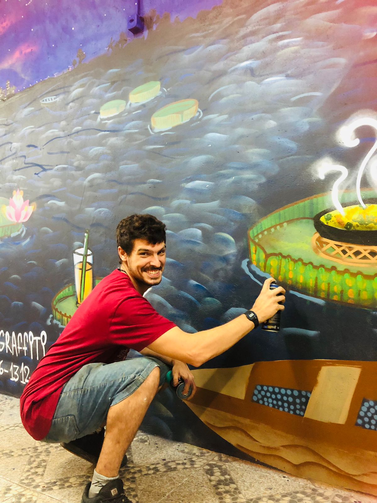 Em Manaus, grafiteiro Xicolors aposta no intercâmbio cultural em obras incríveis