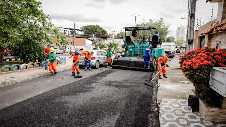 10 mil ruas de Manaus vão receber recapeamento asfáltico