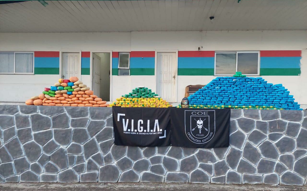 Operação apreende drogas avaliadas em mais de R$ 9 milhões no Amazonas