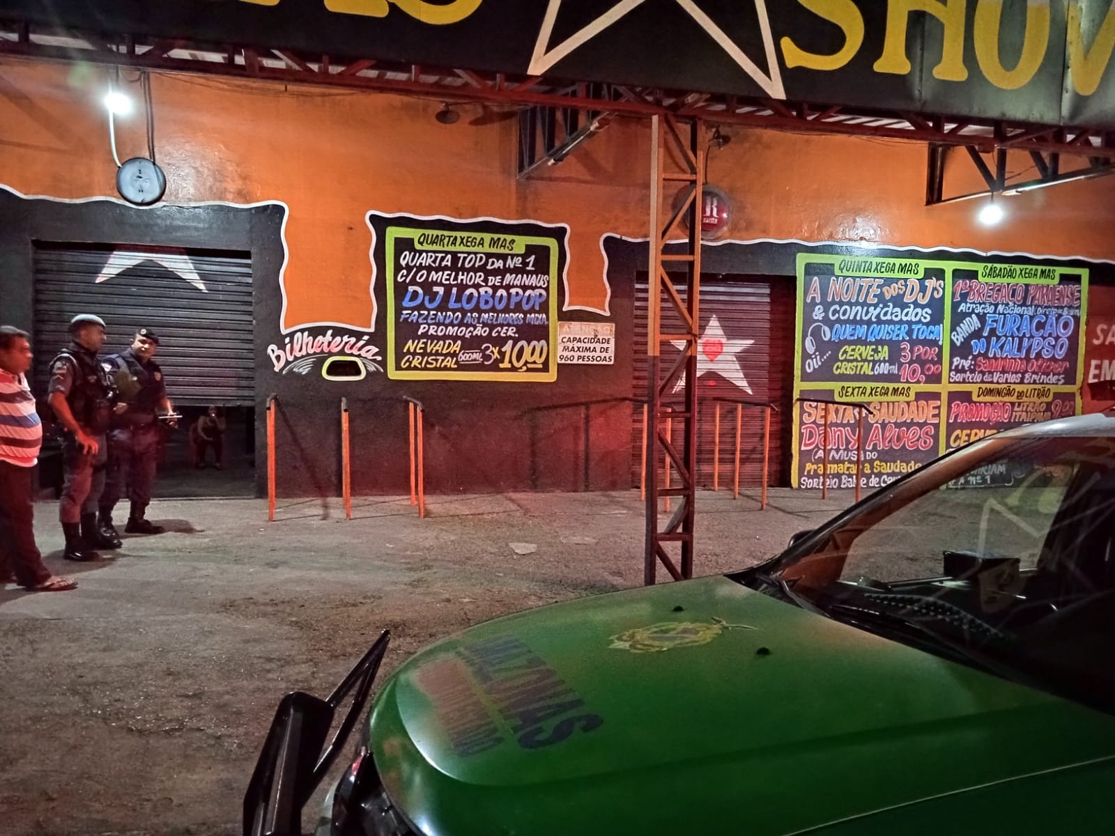 'Patati' é morto a tiros em frente à Casa de Show em Manaus